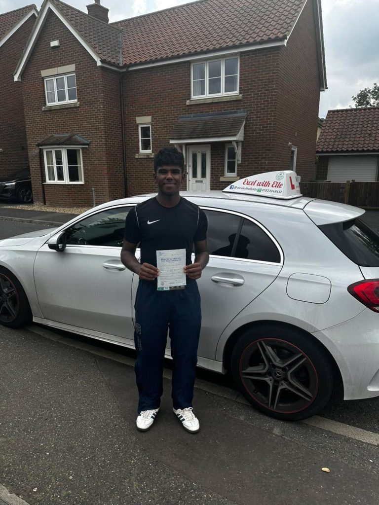 Driving test pass with Excel Driving Tuition in Norwich
